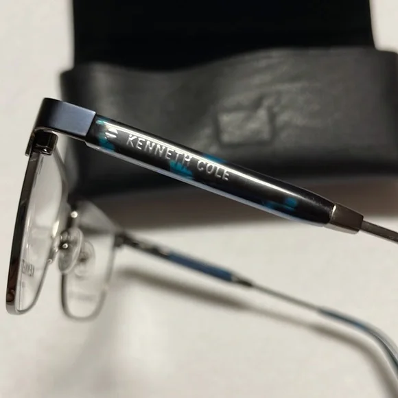 NEW Kenneth Cole Blue Metal Glasses